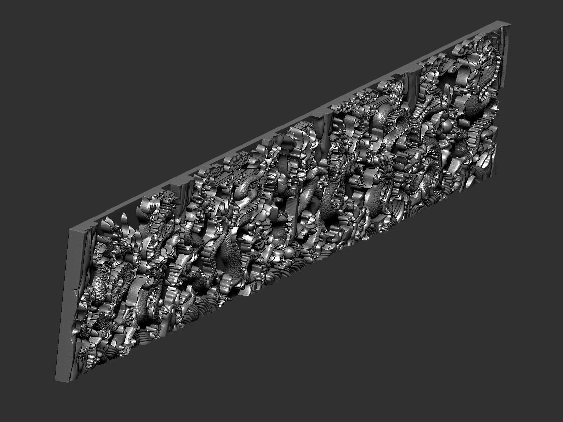 Nine Dragons 4 3D print model_3