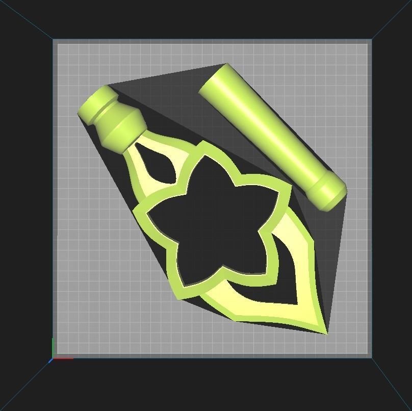 LOL Lux Star Guardian Staff and accessories 3D print model_6