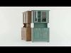 Rustic old closet Low-poly 3D model_1