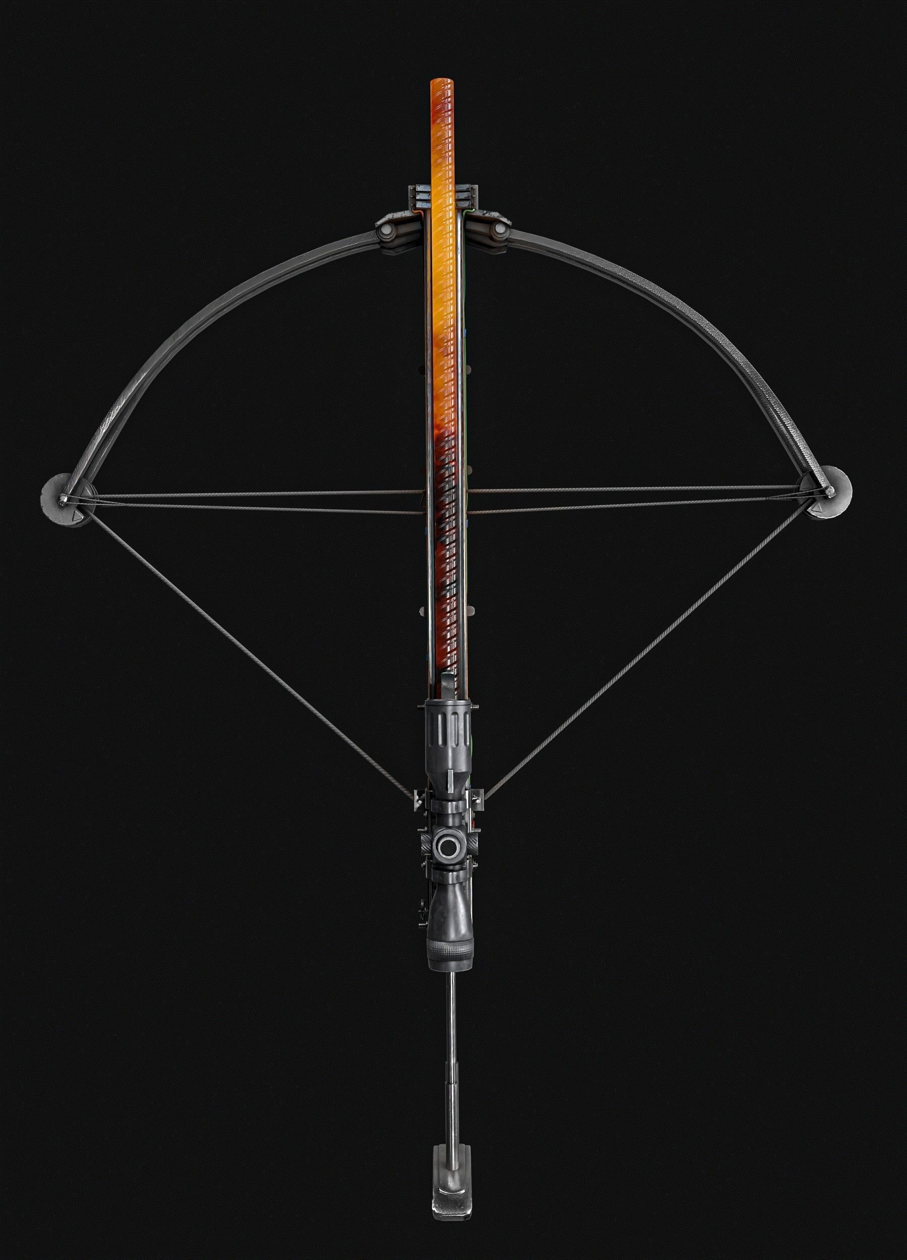 Rebar Crossbow  Low-poly 3D model_18