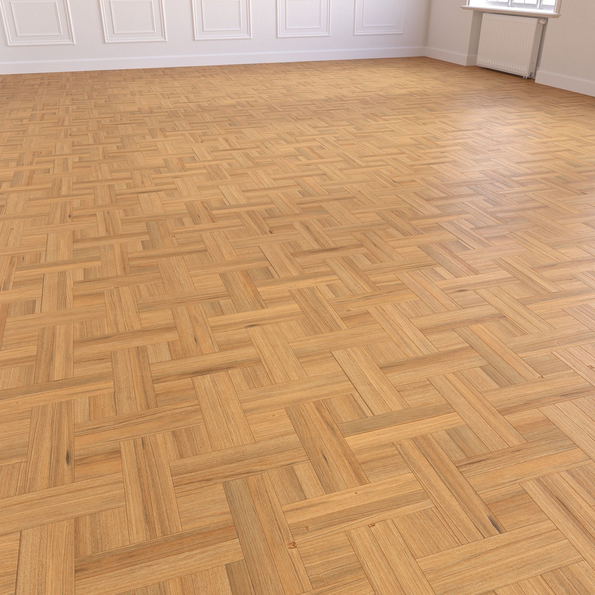 Parquet - Laminate - Wooden floor 4 in 1 3D model_17
