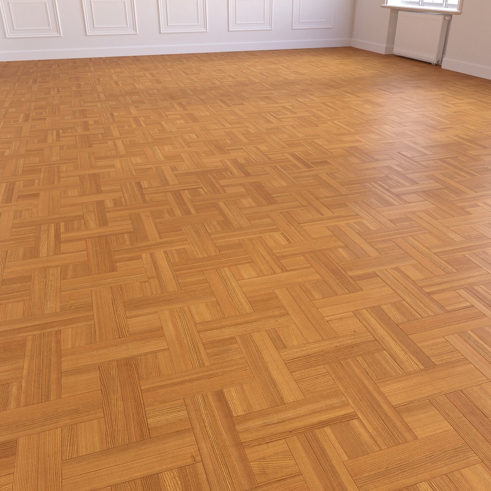 Parquet - Laminate - Wooden floor 4 in 1 3D model_20