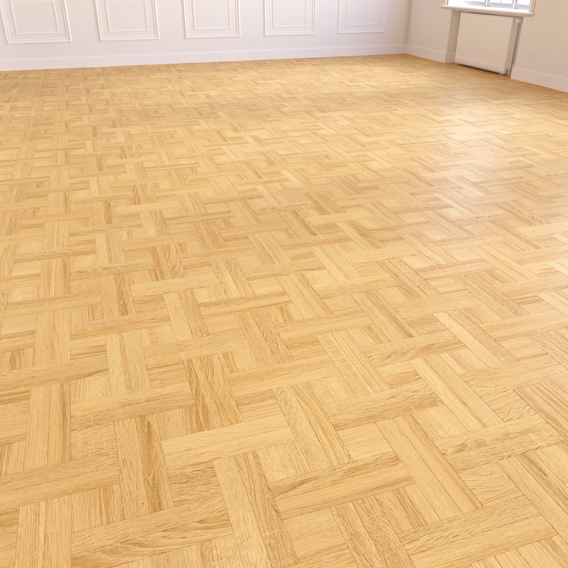 Parquet - Laminate - Wooden floor 4 in 1 3D model_18