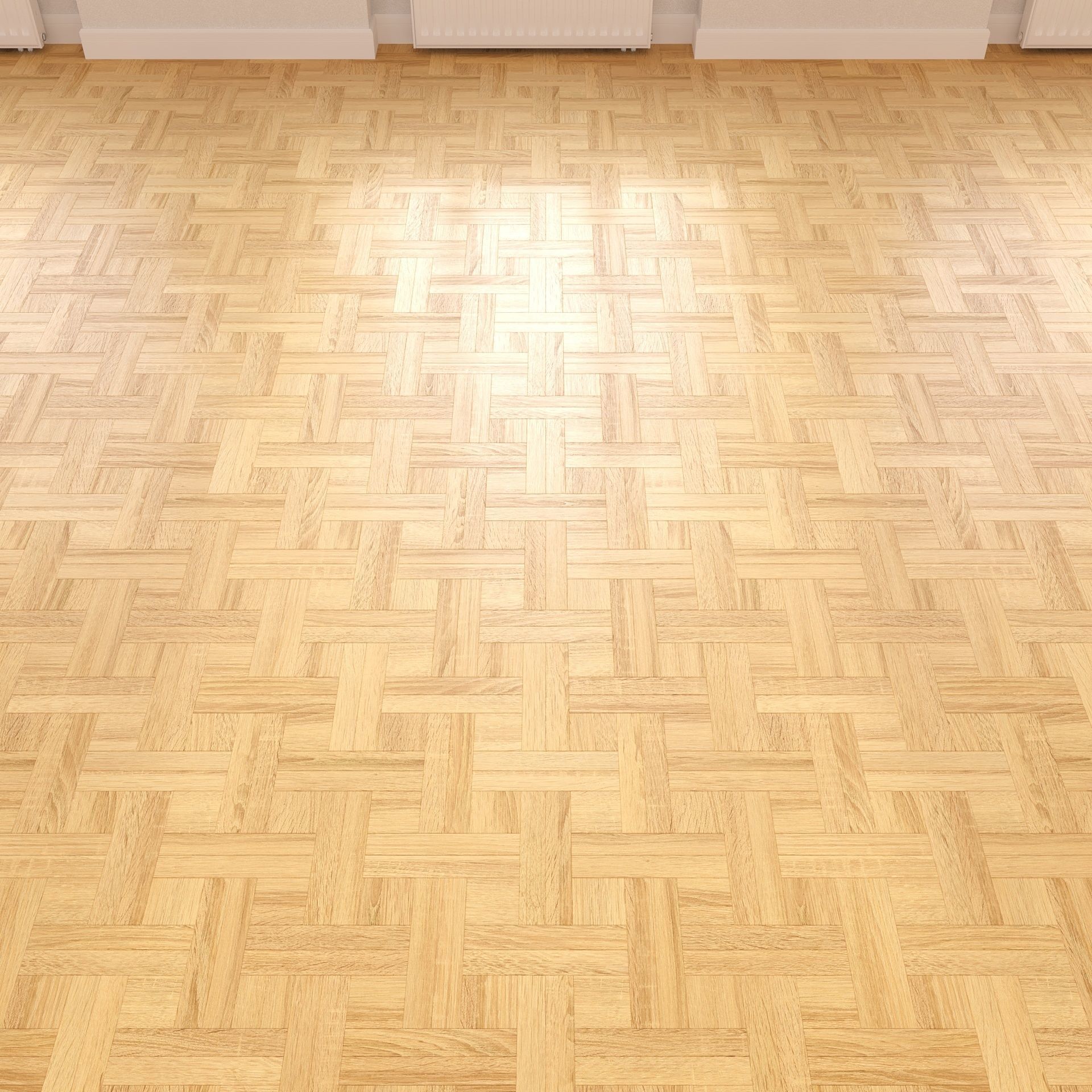 Parquet - Laminate - Wooden floor 4 in 1 3D model_14
