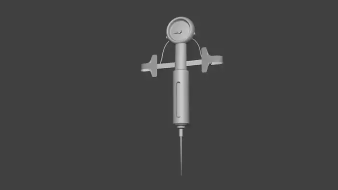 STIMPAK fallout MEDIUM POLY NO TEXTURES 