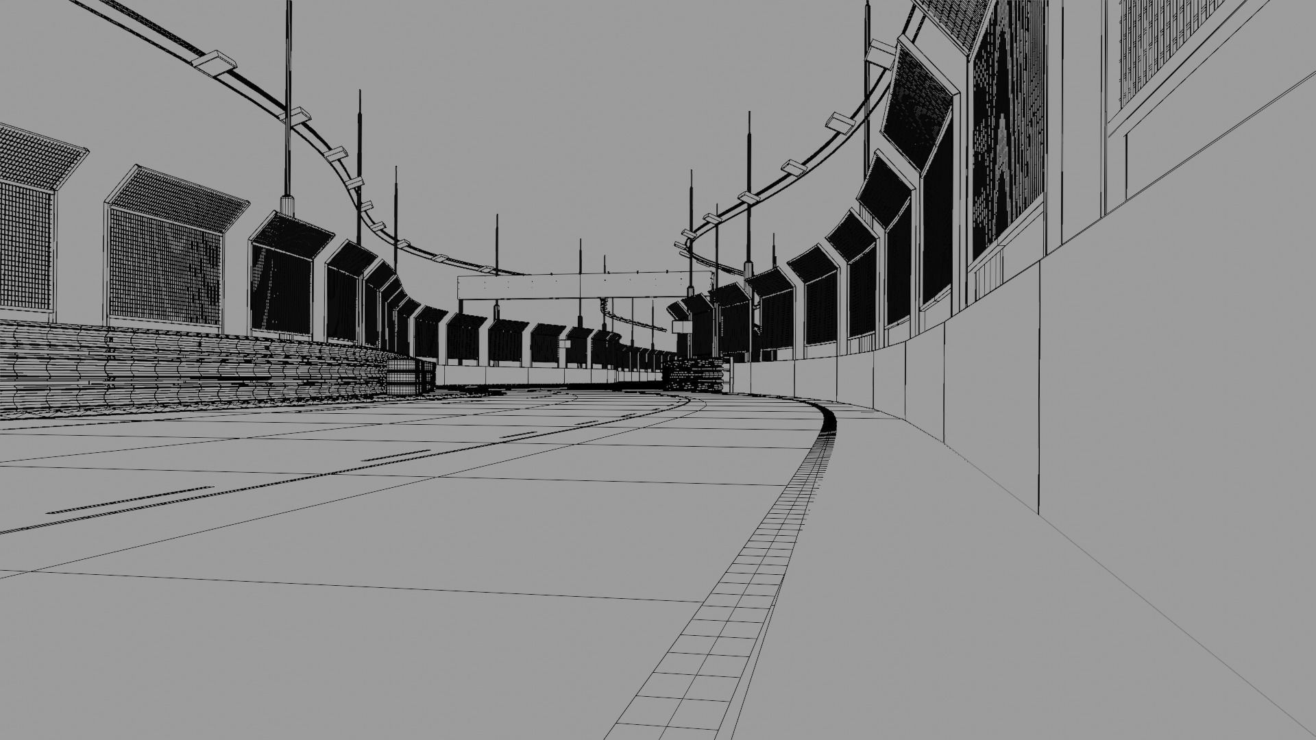 Car Race Track 3D model_12