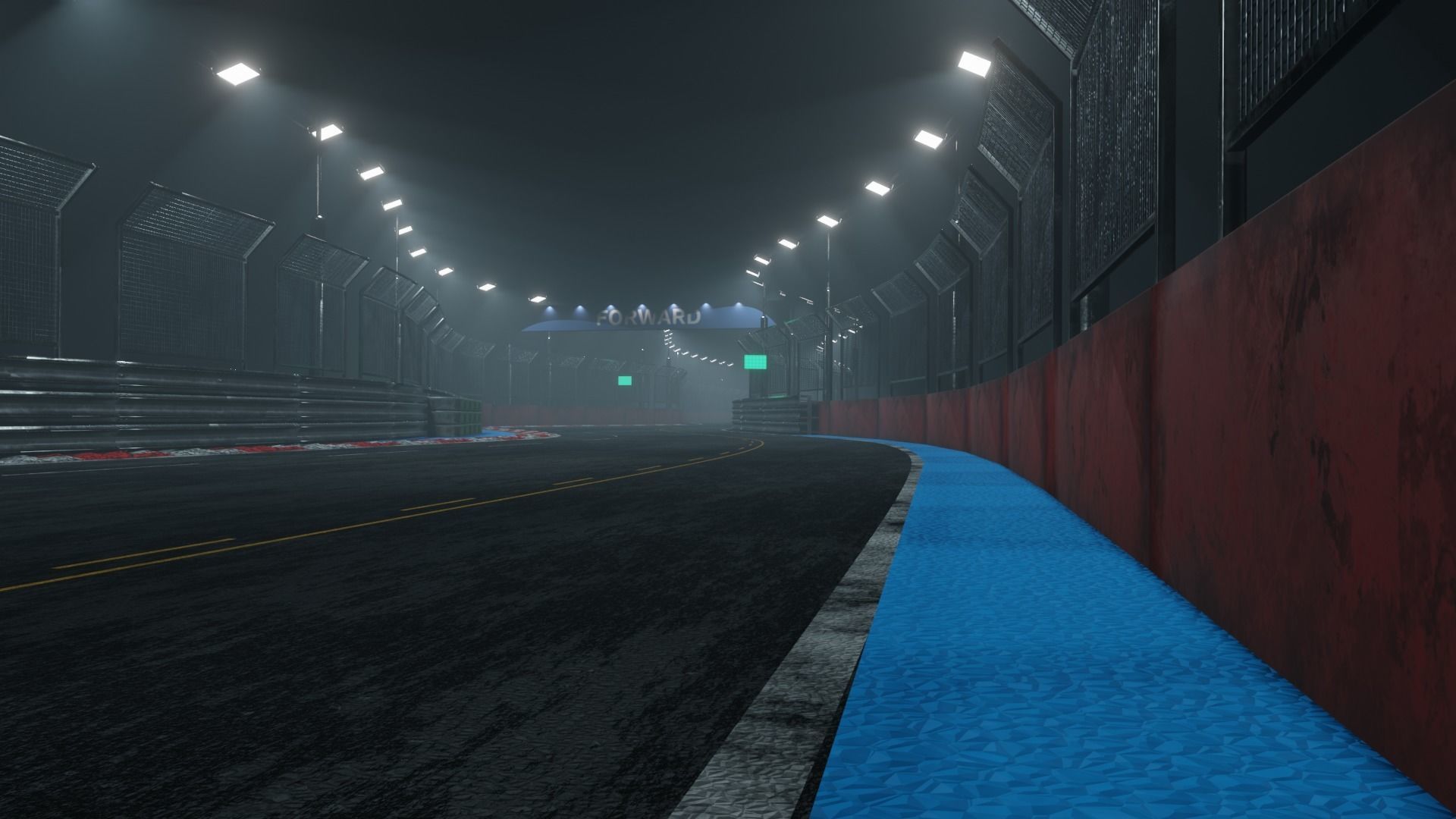 Car Race Track 3D model_11