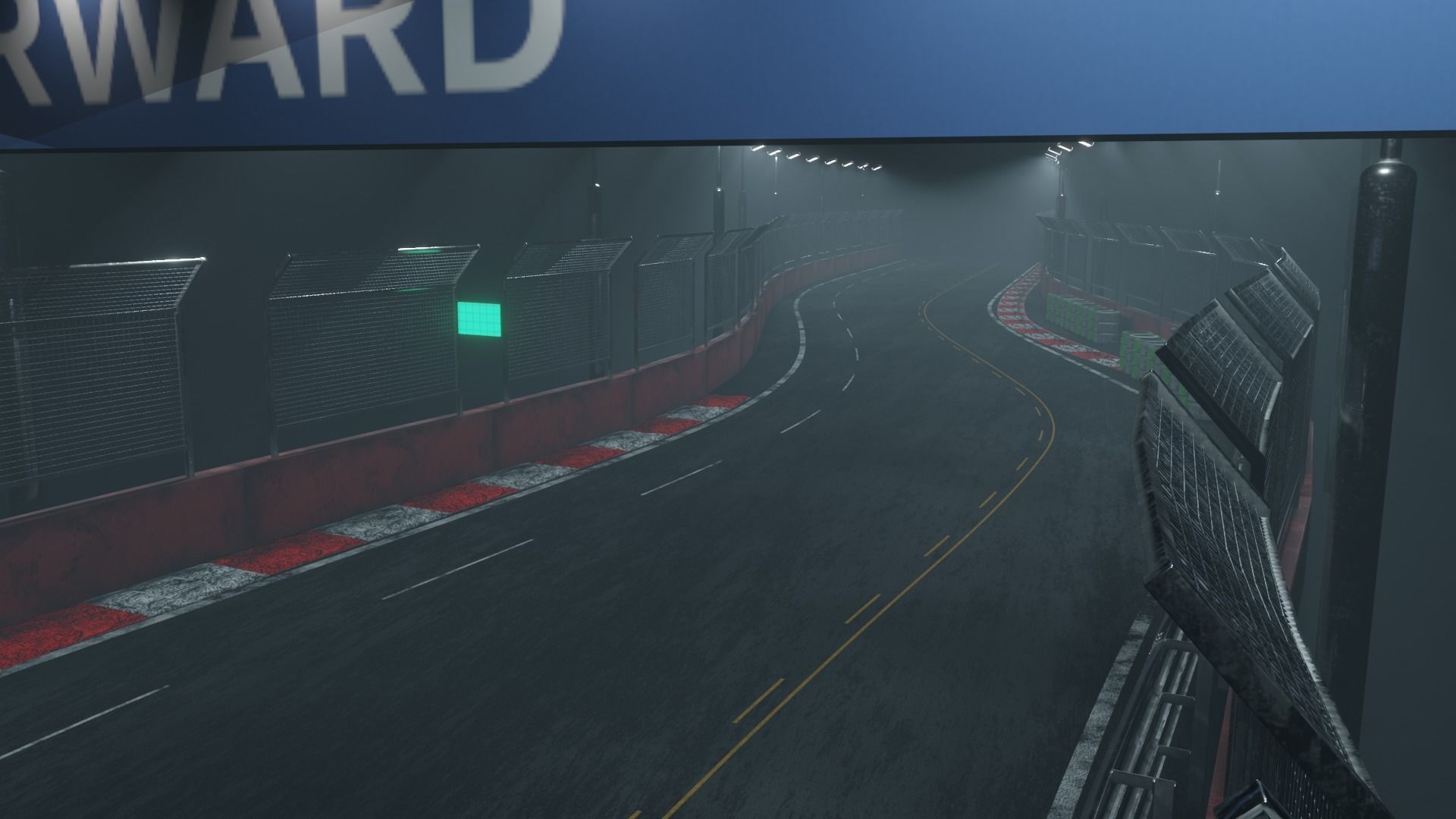 Car Race Track 3D model_9