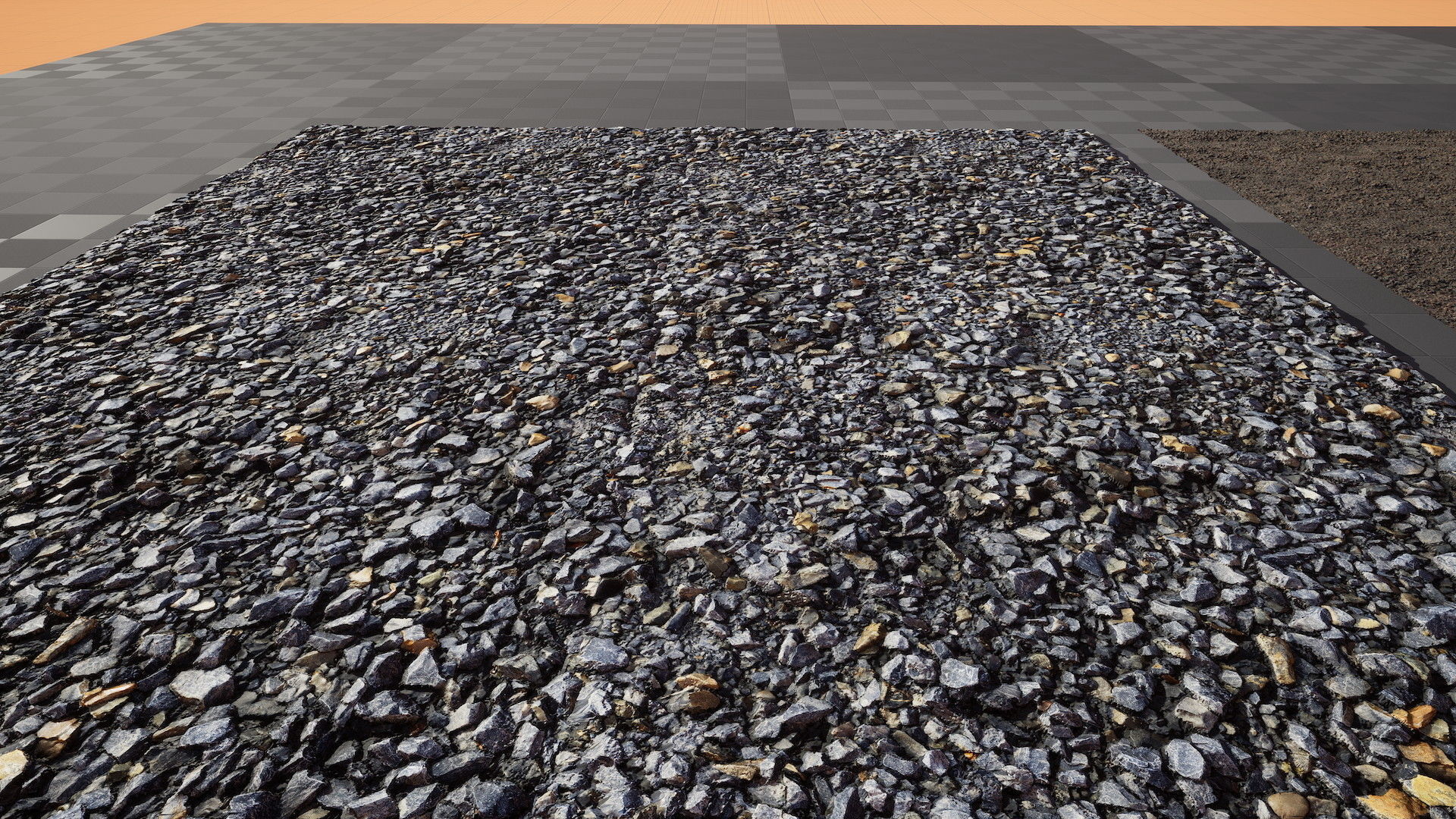 UE Gravel soil materials part 01 Low-poly 3D model_23