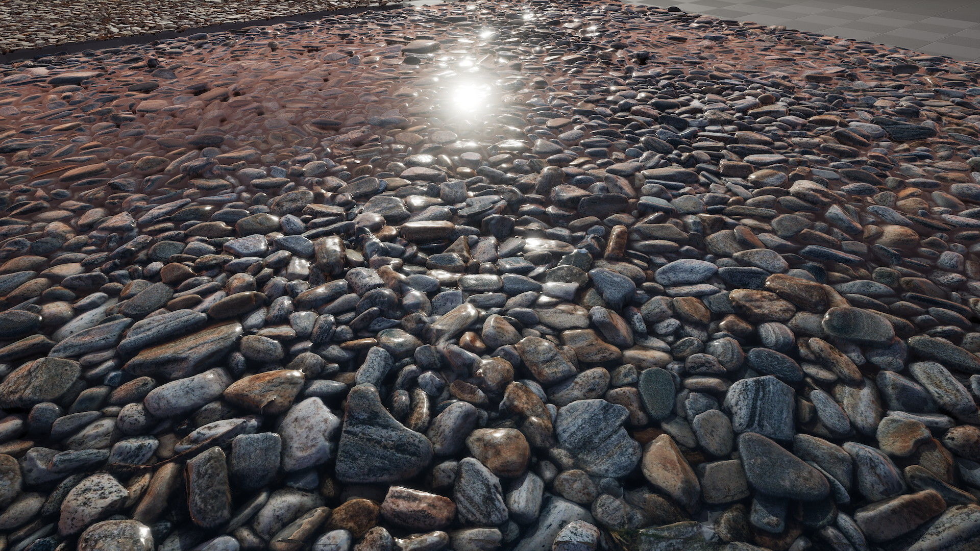 UE Gravel soil materials part 01 Low-poly 3D model_21