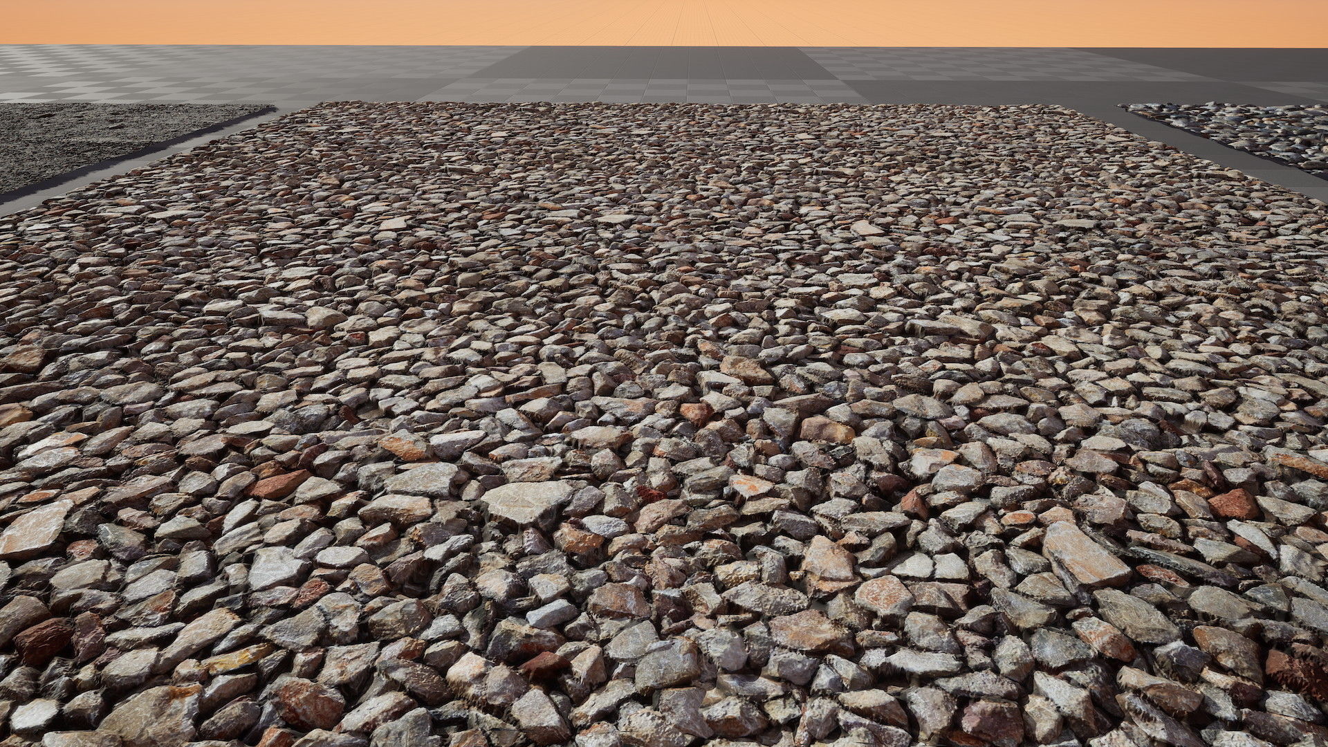 UE Gravel soil materials part 01 Low-poly 3D model_26