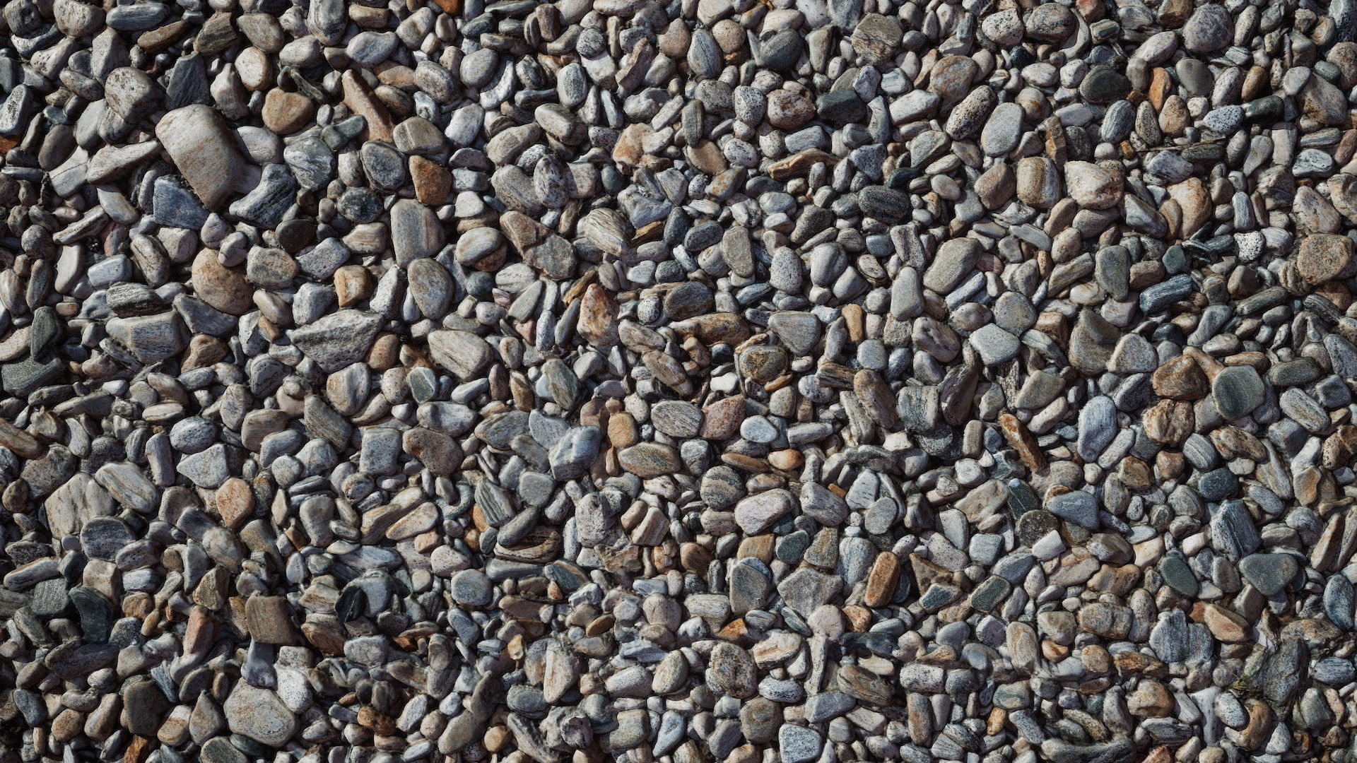 UE Gravel soil materials part 01 Low-poly 3D model_8