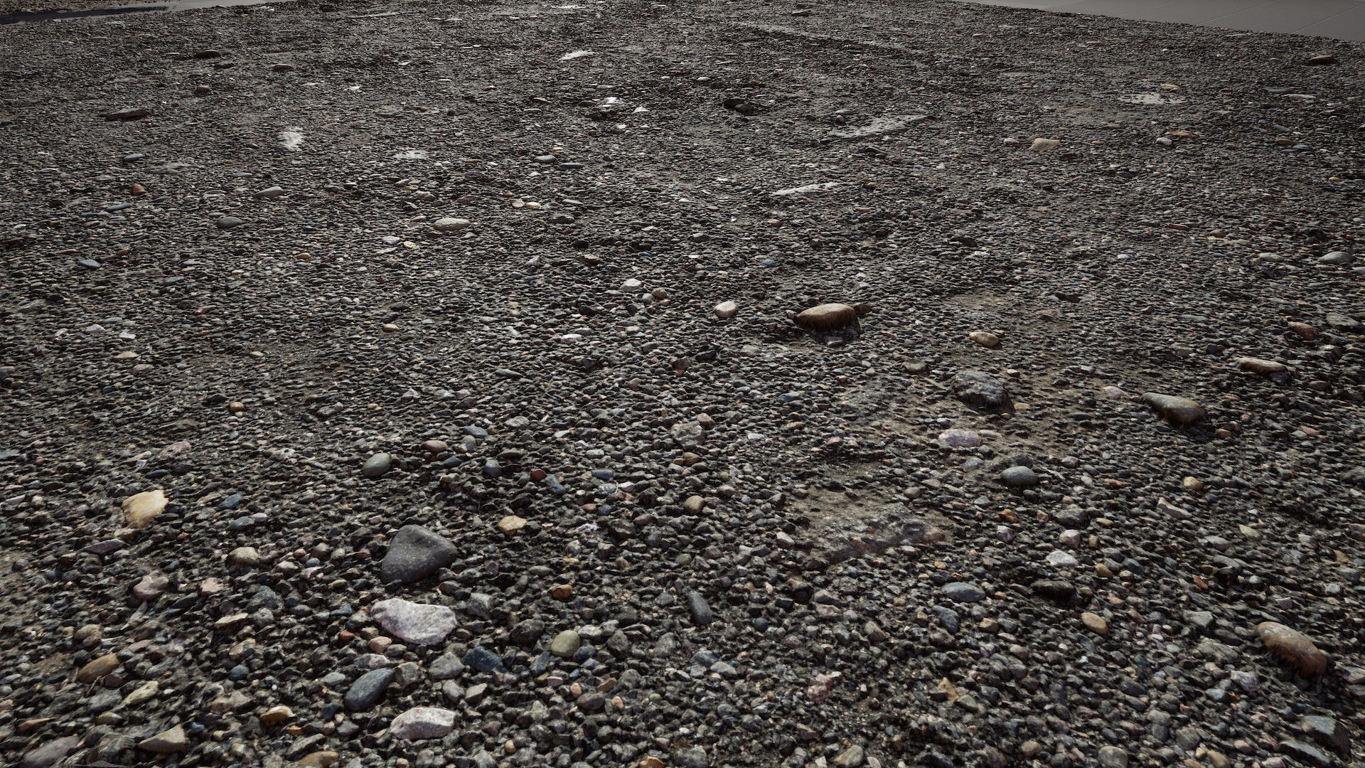 UE Gravel soil materials part 01 Low-poly 3D model_15