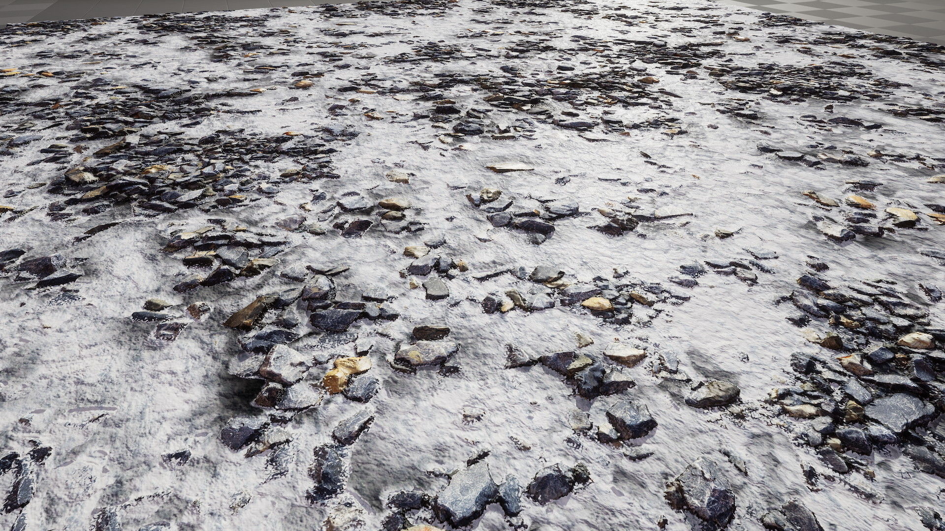 UE Gravel soil materials part 01 Low-poly 3D model_11