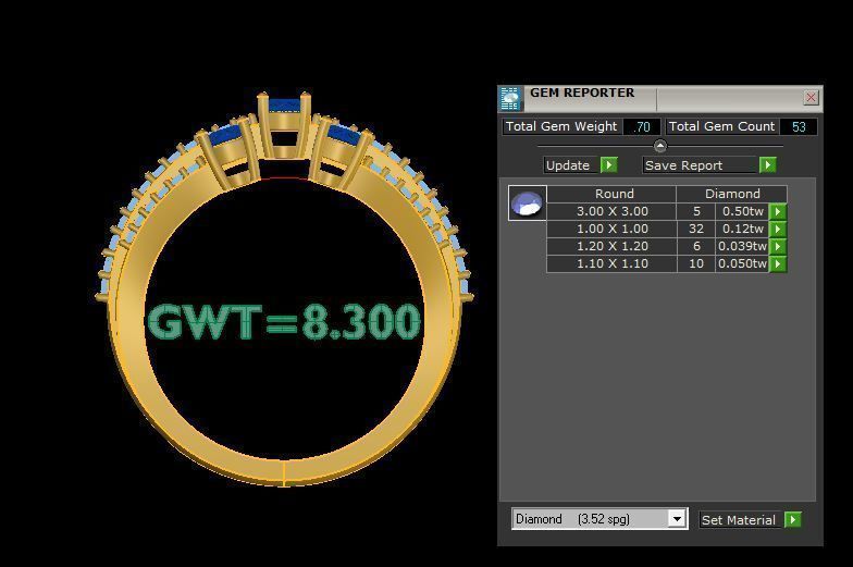 FASION RING 3D model_1