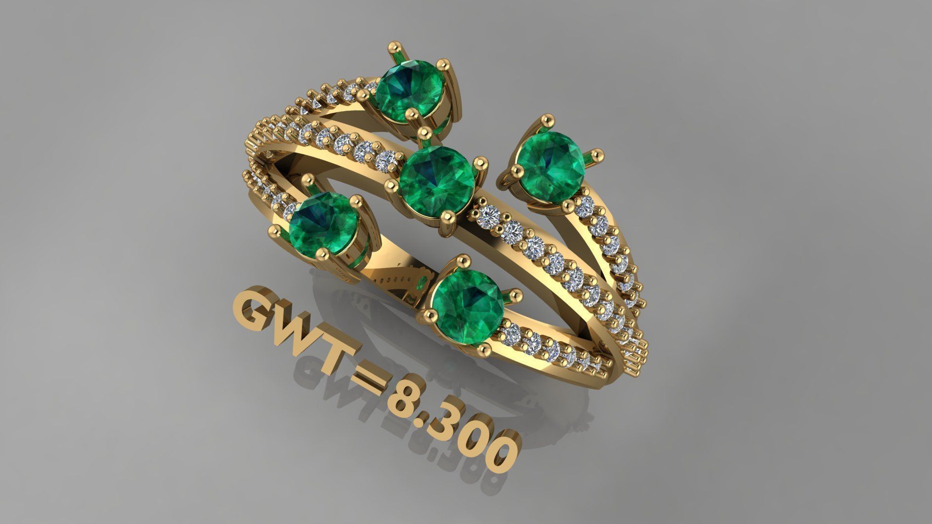 FASION RING 3D model_4
