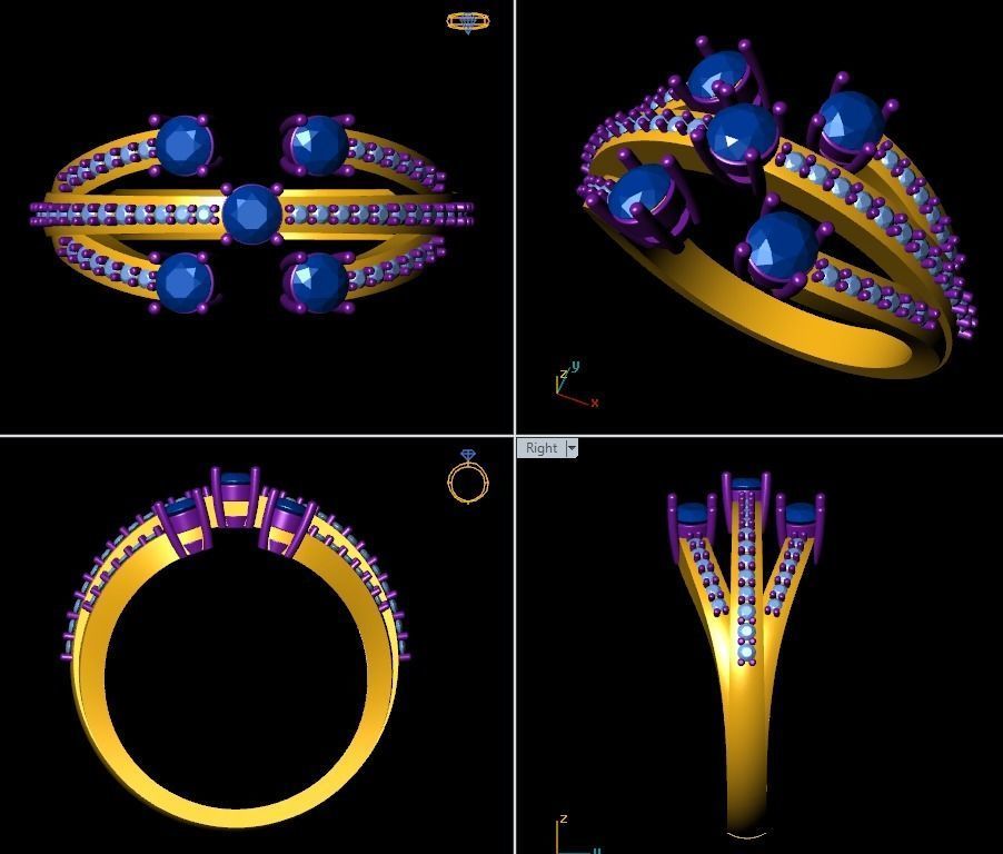 FASION RING 3D model_5