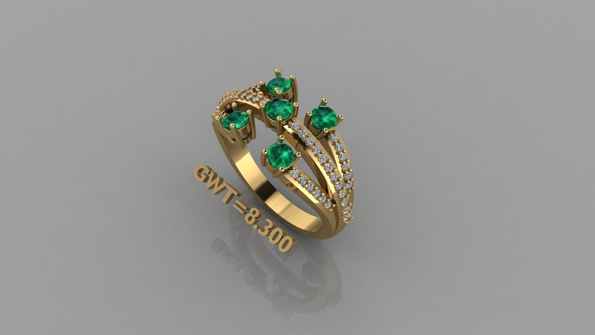 FASION RING 3D model_2