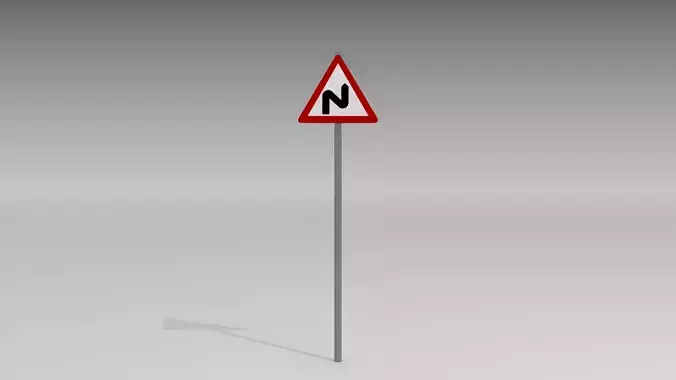 Double bend sign