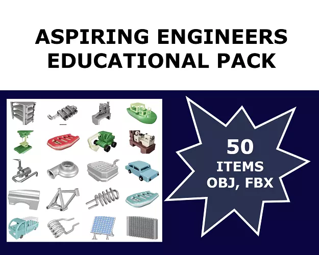 ASPIRING ENGINEERS EDUCATIONAL PACK 3D Model Collection_0