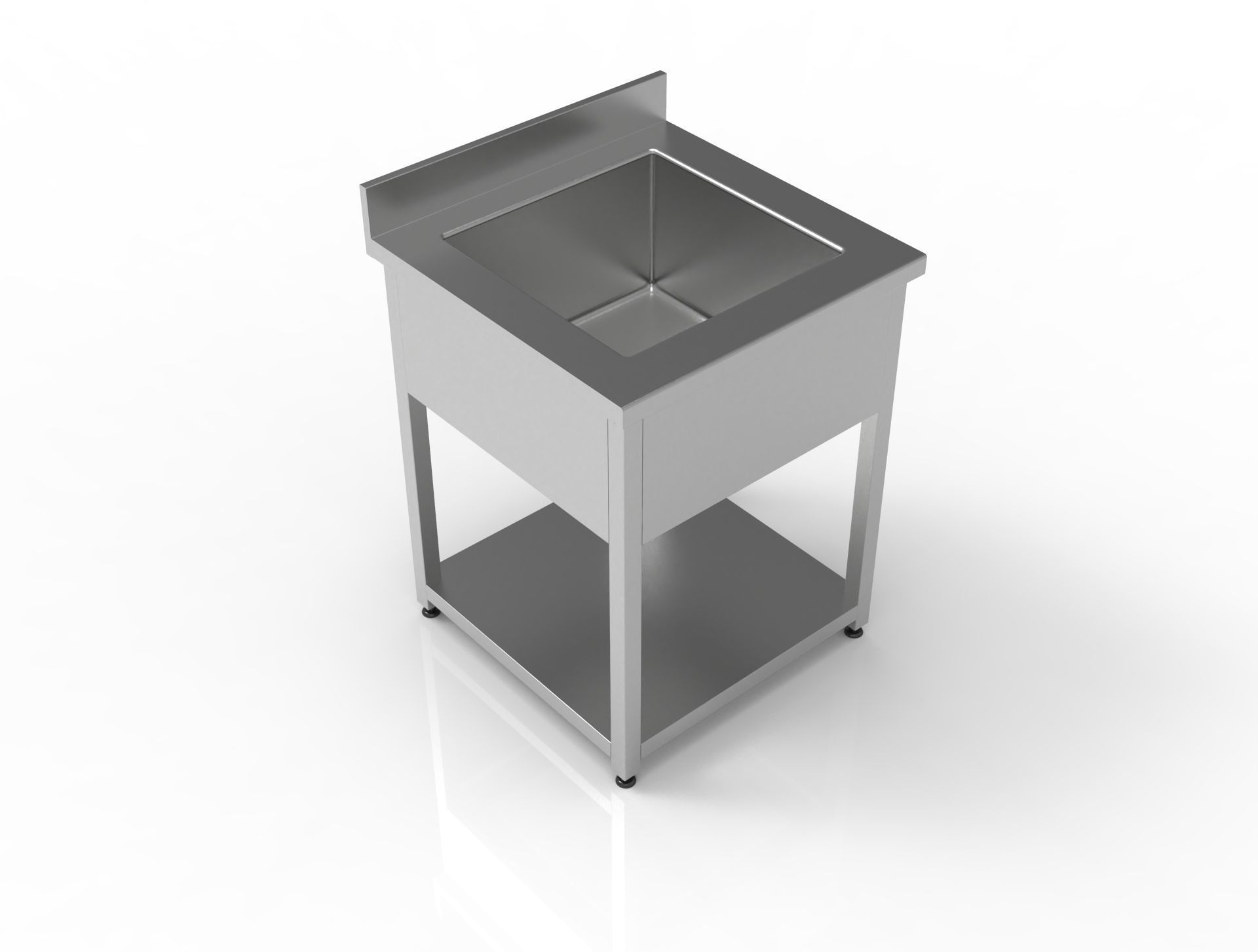 SS Sink  3D model_29