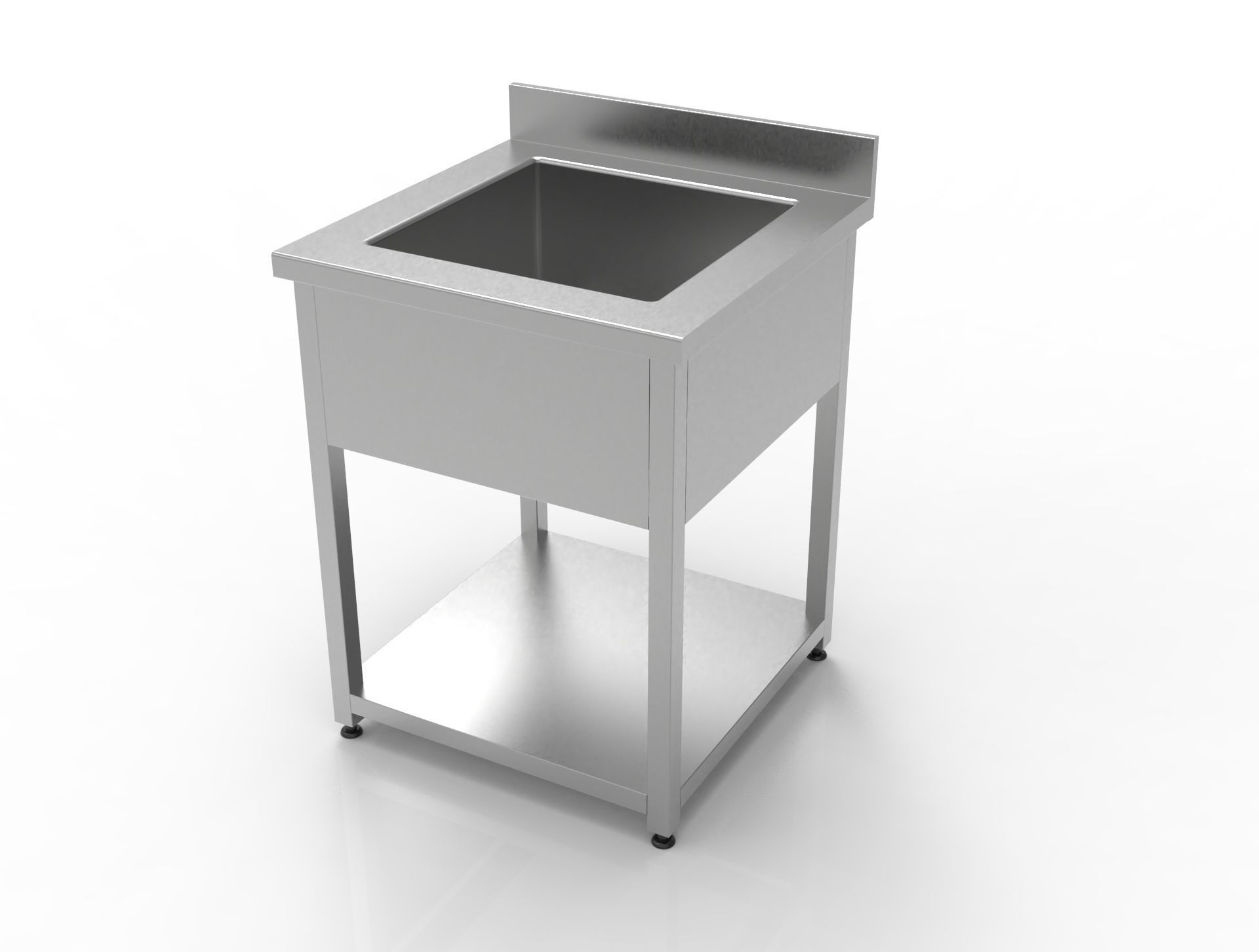 SS Sink  3D model_27
