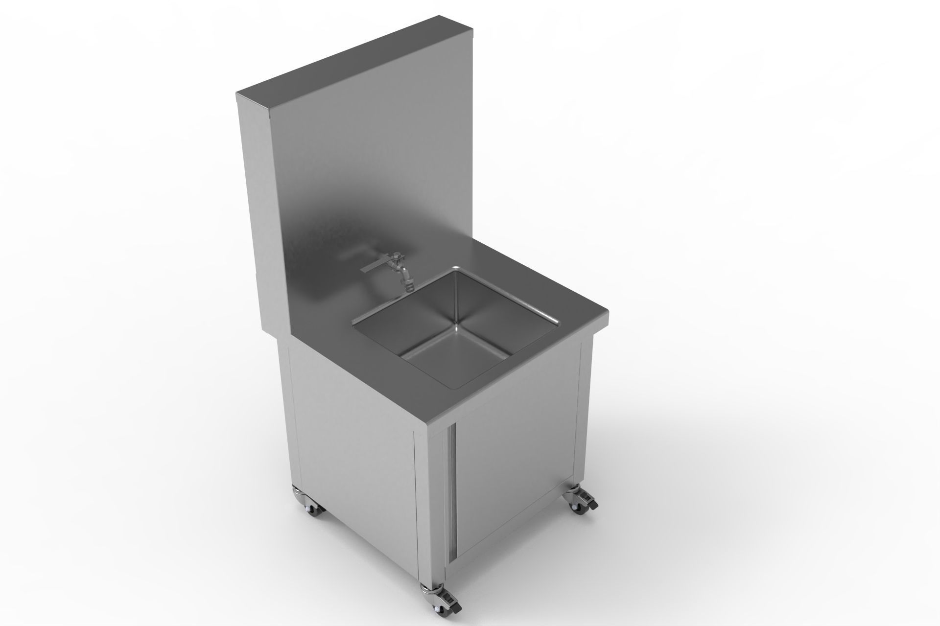 SS Sink  3D model_13