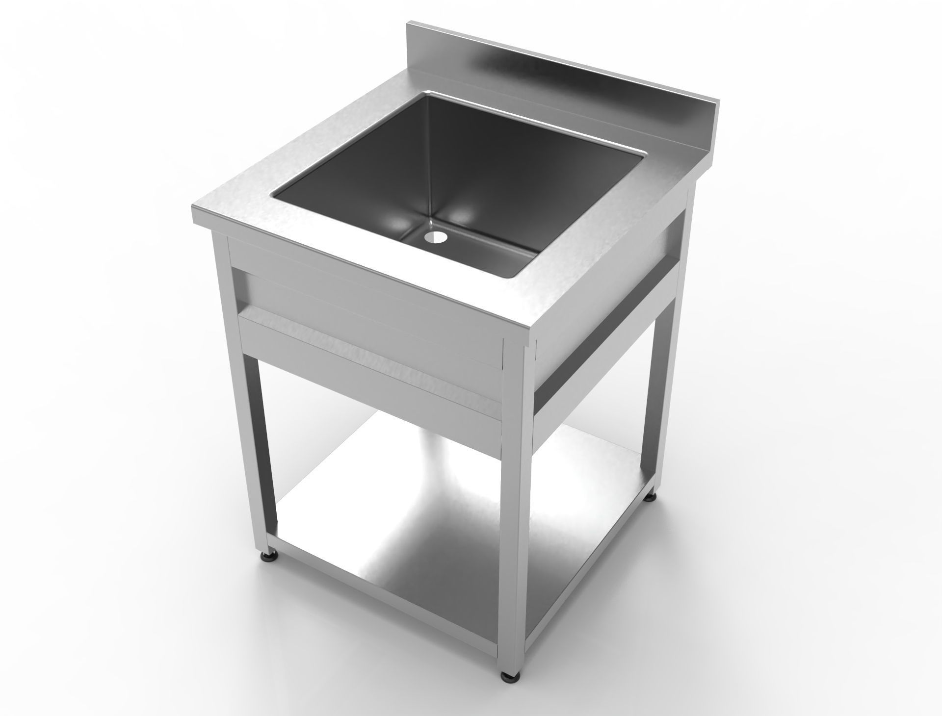 SS Sink  3D model_19