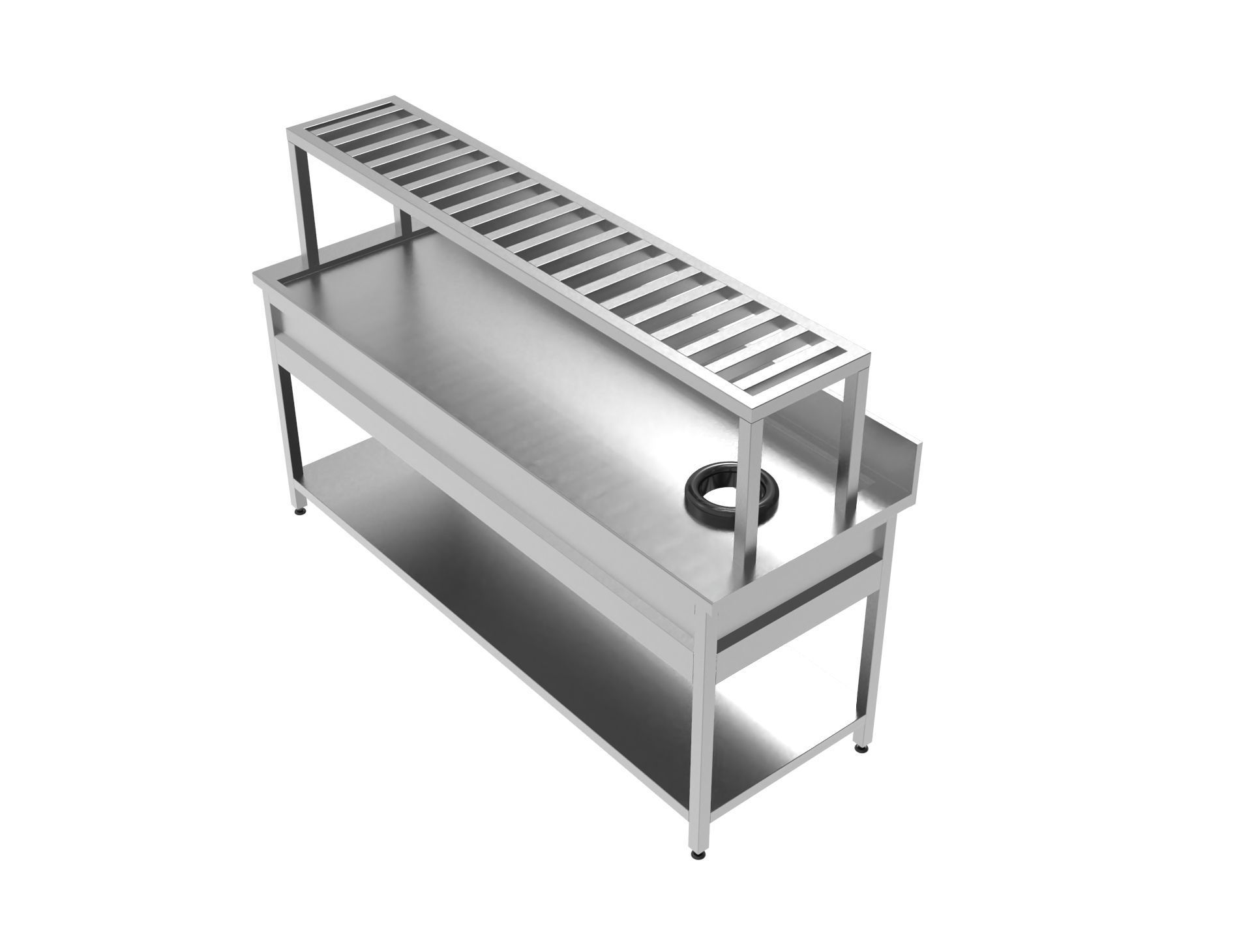 SS Sink  3D model_14