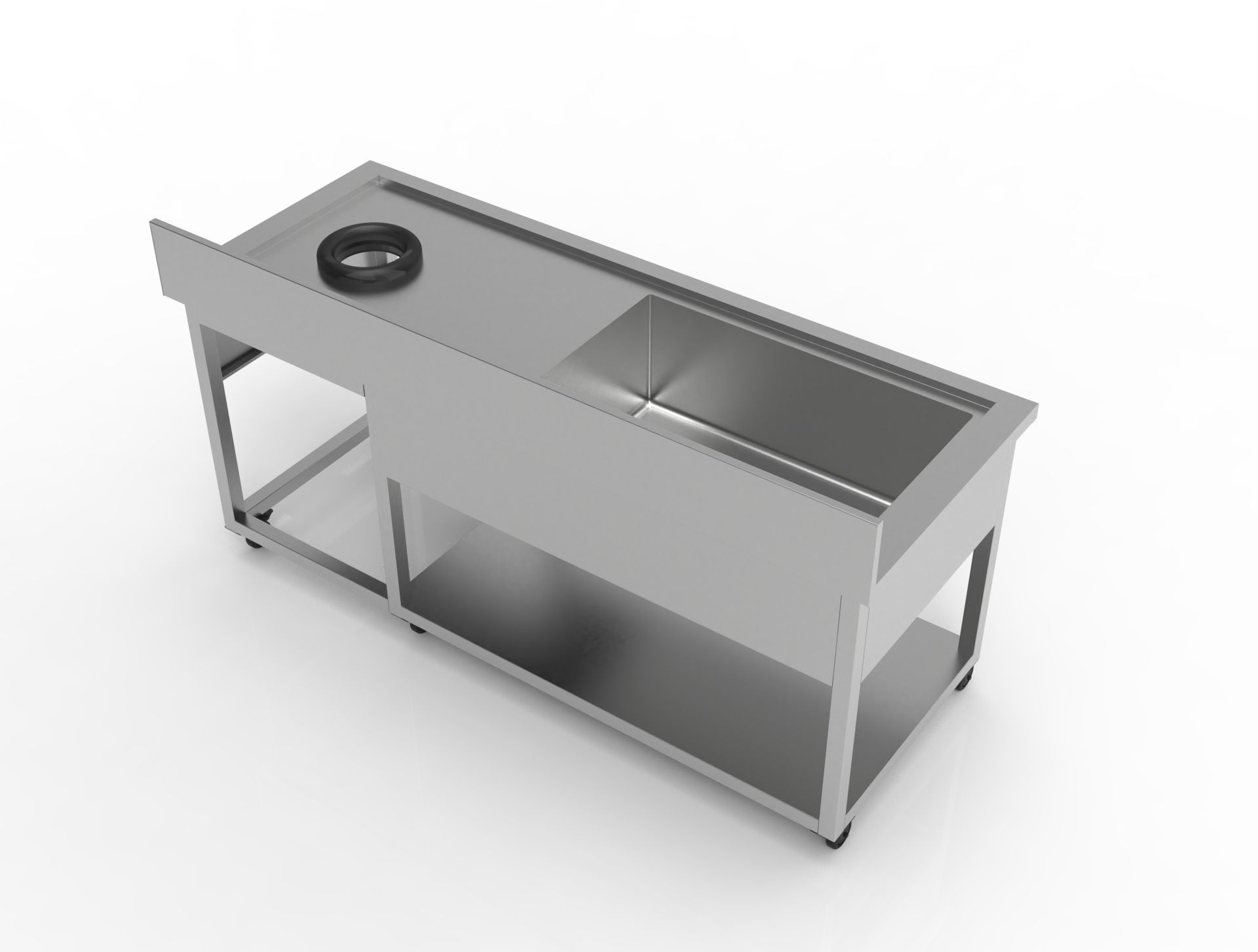 SS Sink  3D model_9