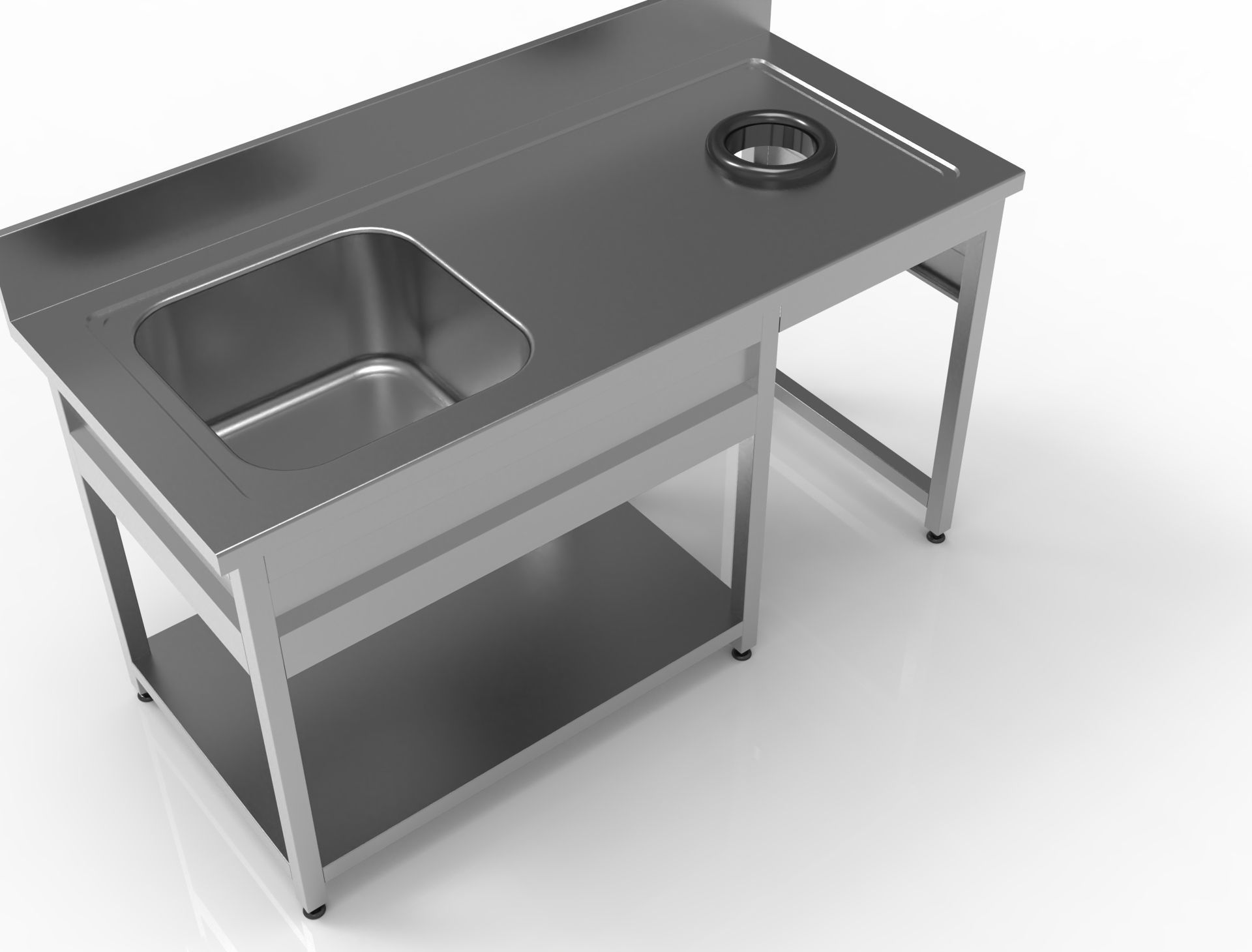 SS Sink  3D model_3