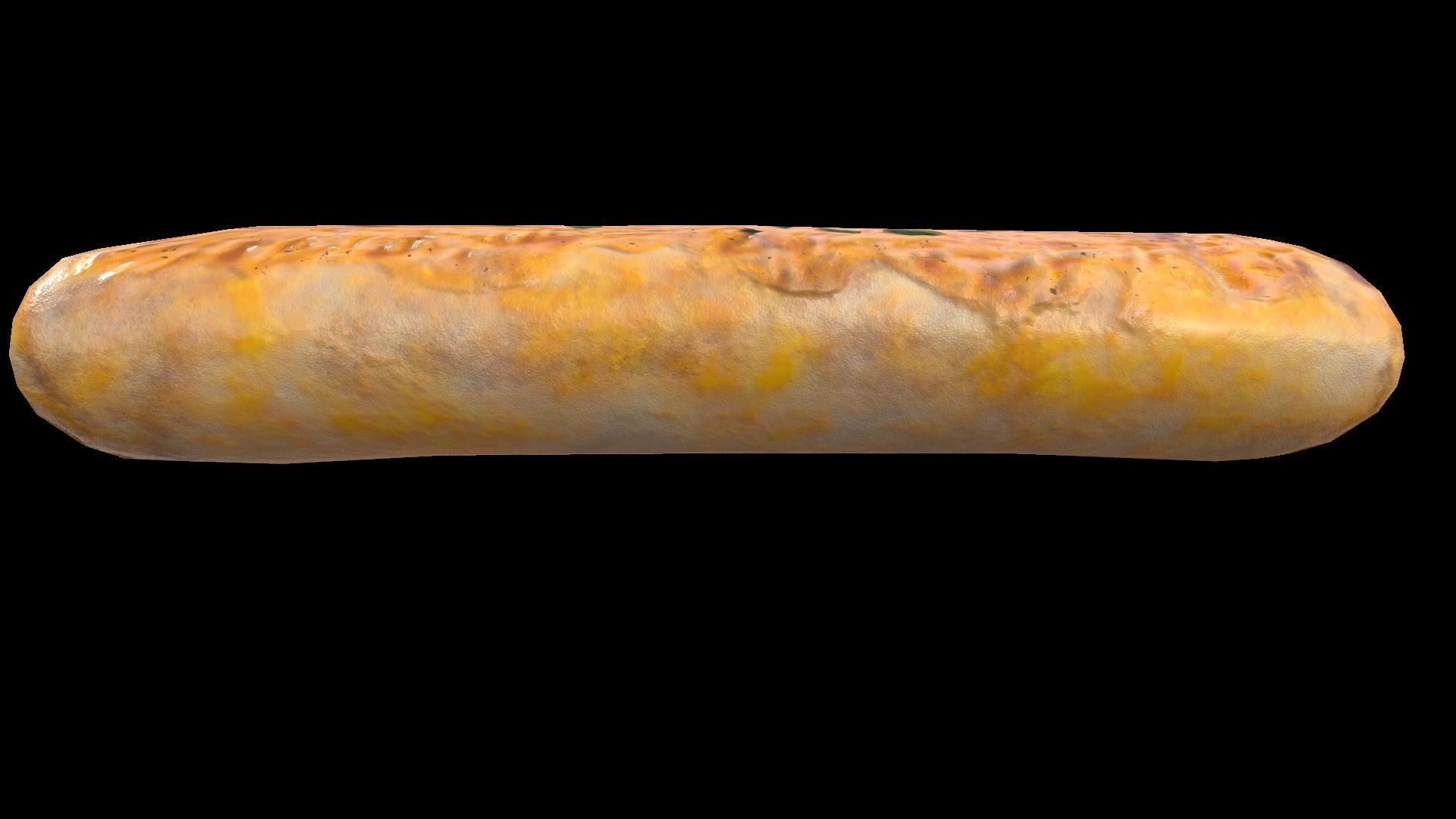 Chicken Enchilada Low-poly 3D model_6