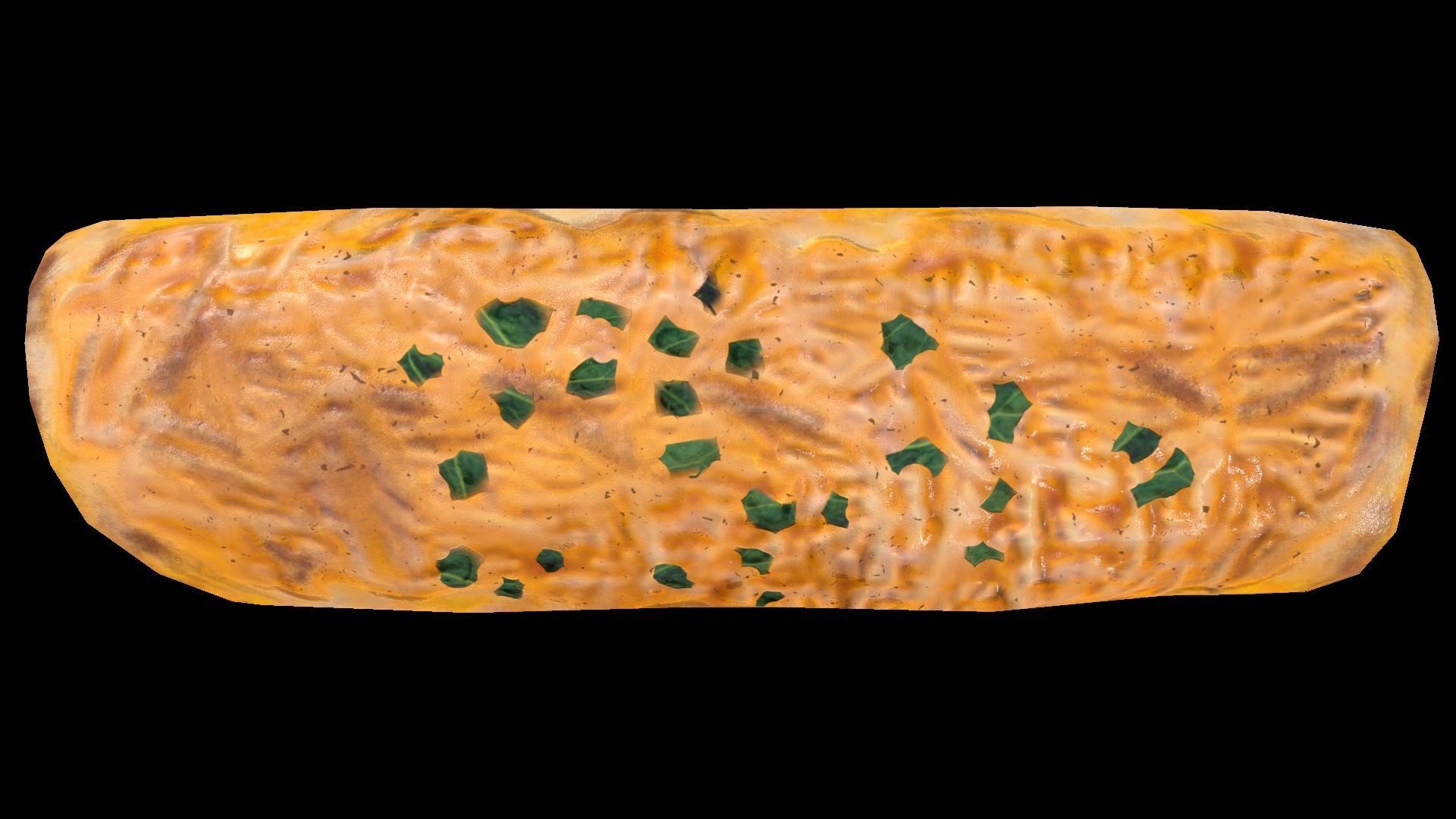 Chicken Enchilada Low-poly 3D model_5