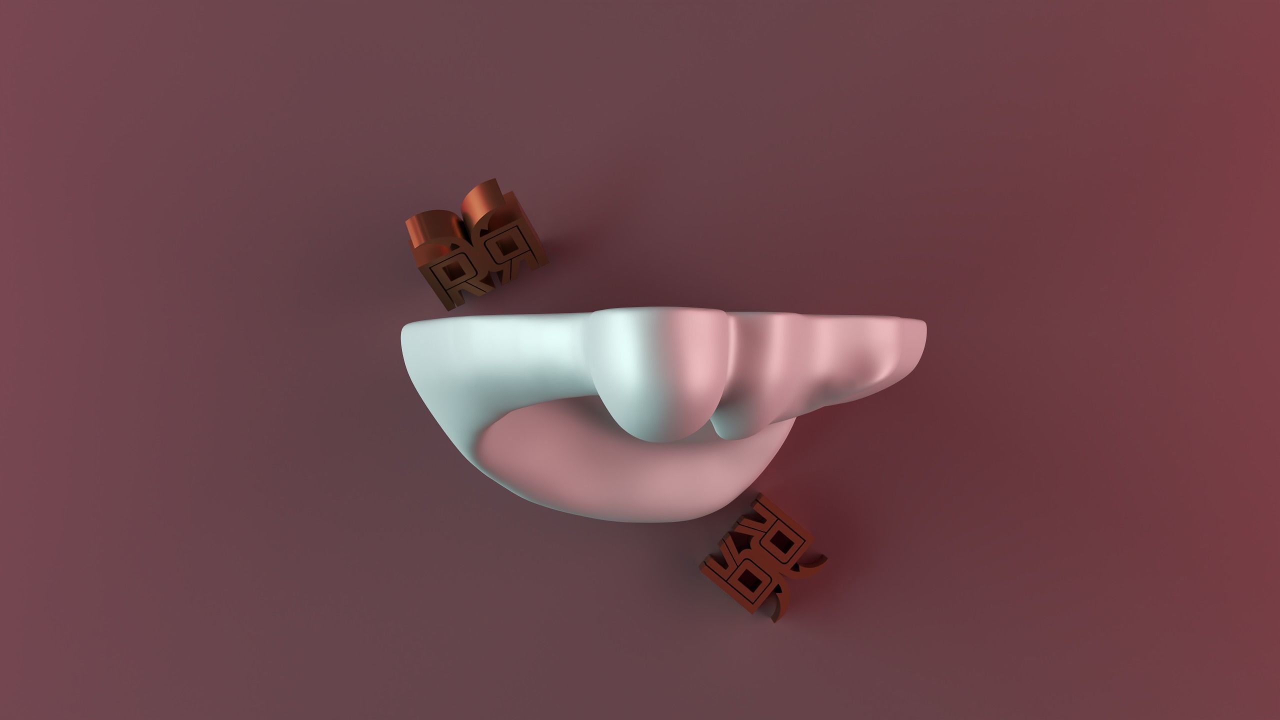  Embracing Couple Statue 3D print model_8