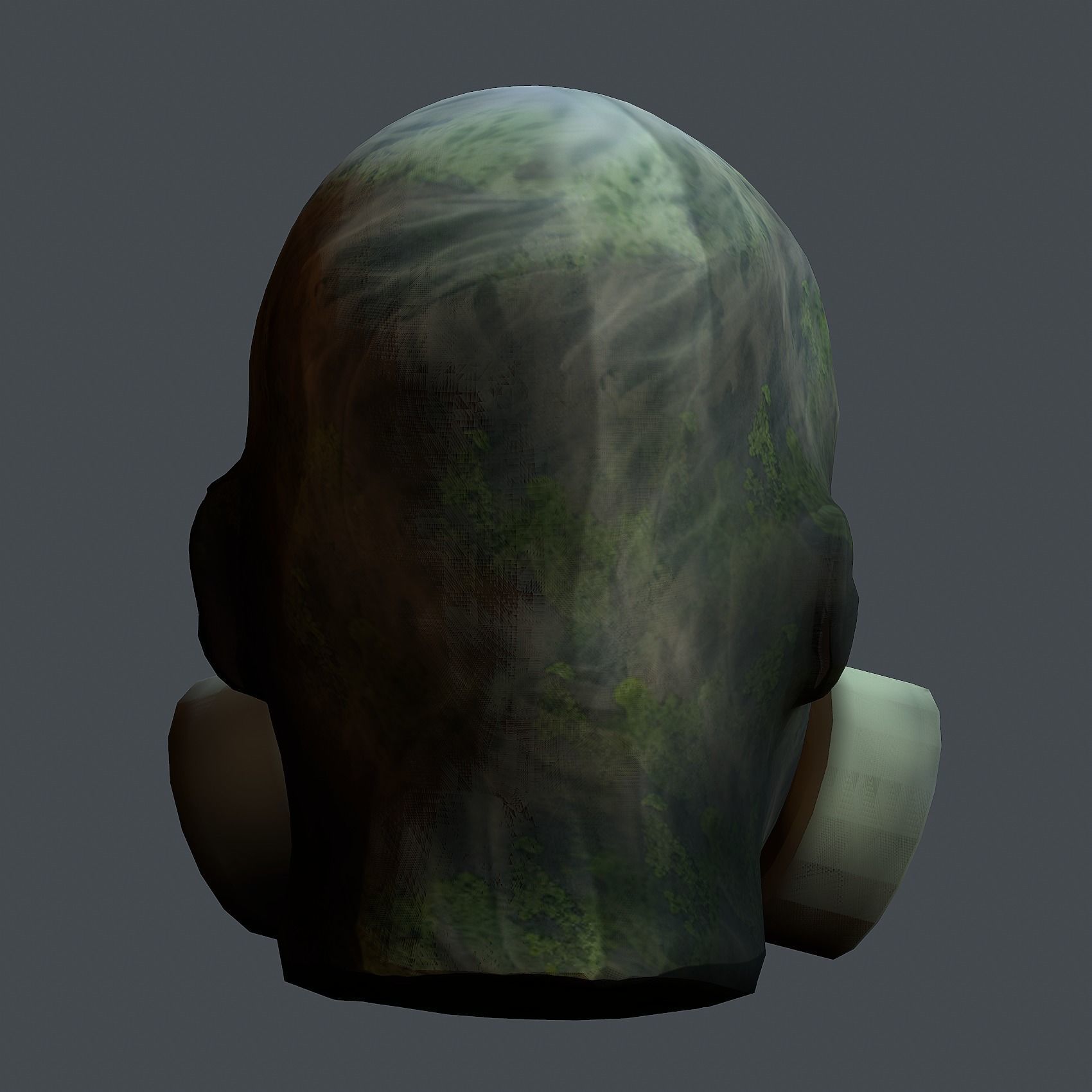 Helmet 3d model military combat Military Low-poly Low-poly 3D model_5