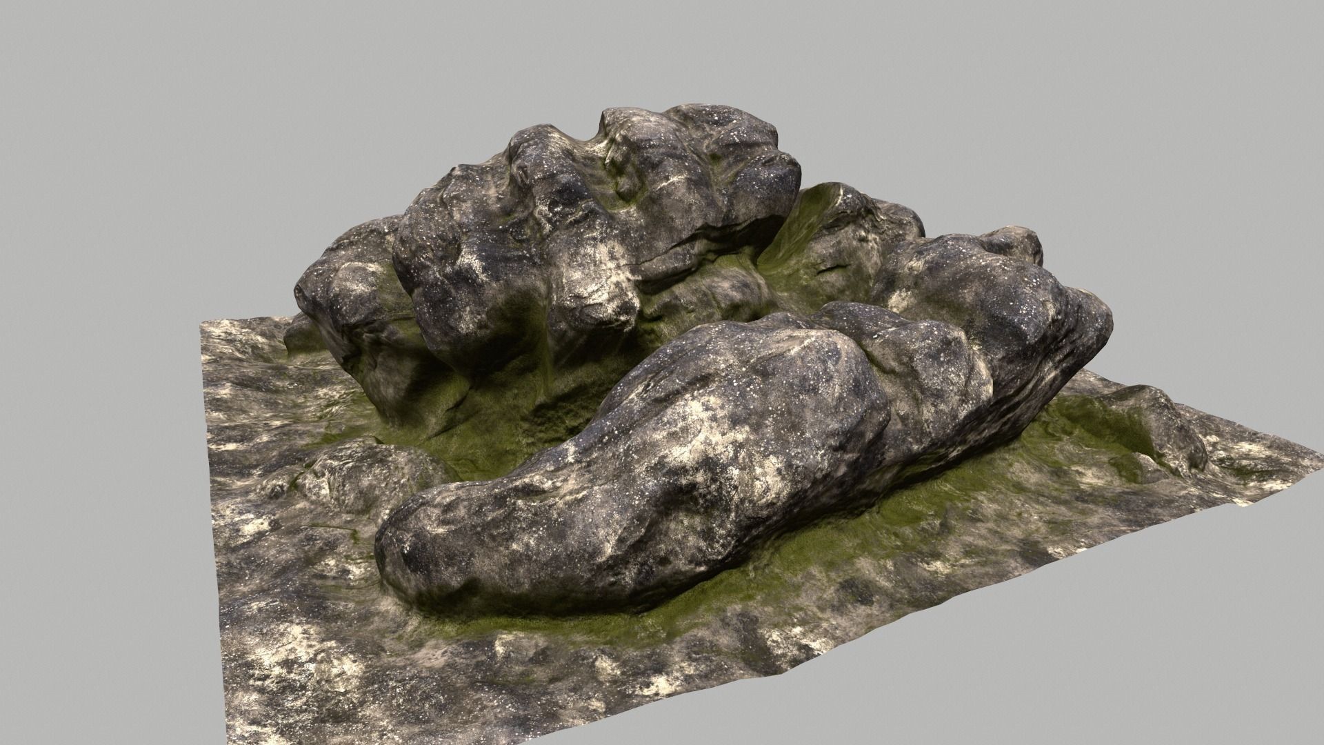 rock stone 3D model_17