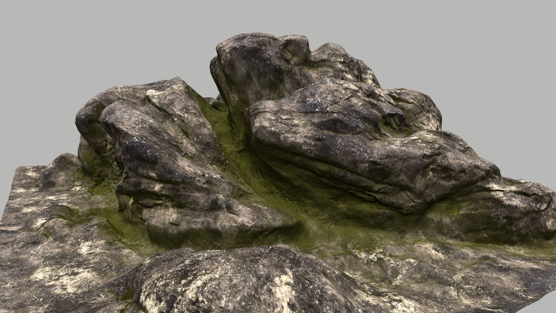 rock stone 3D model_2