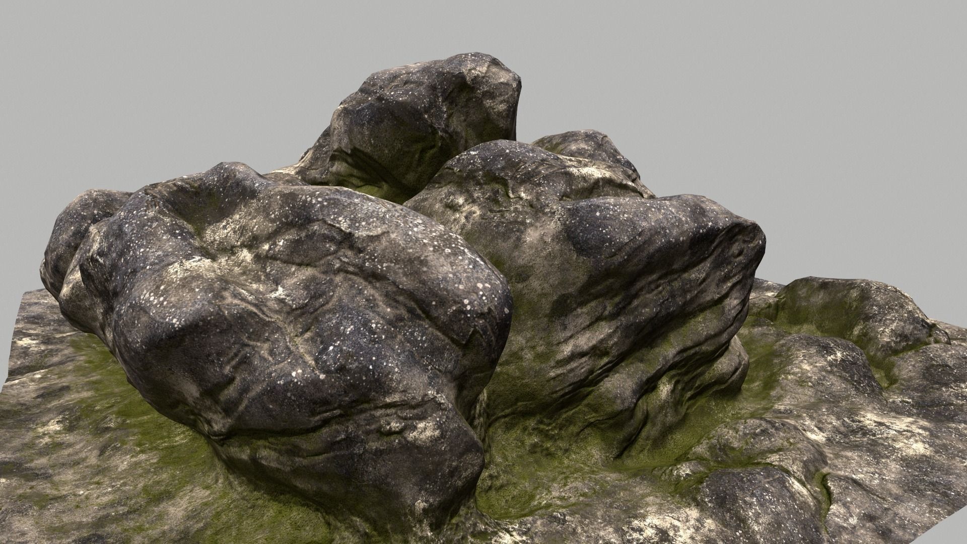 rock stone 3D model_1
