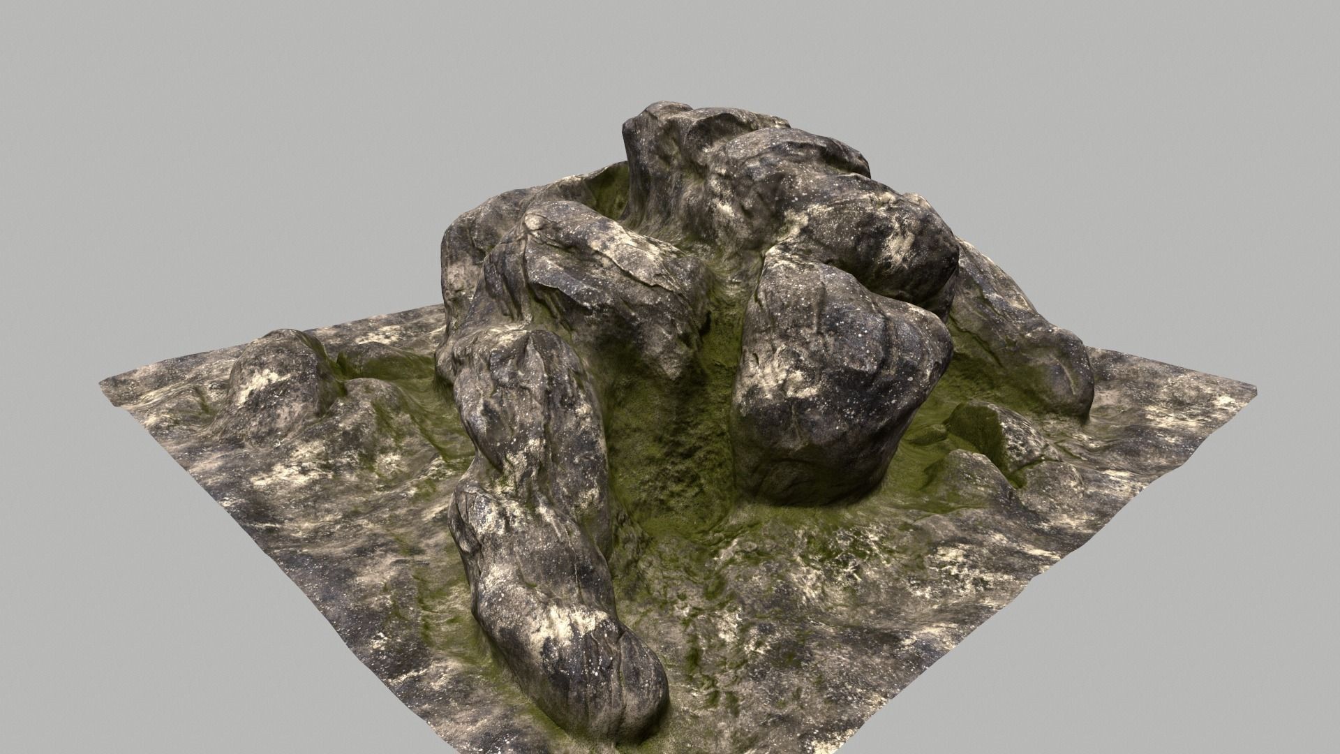 rock stone 3D model_9