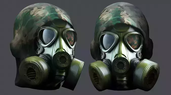 Helmet 3d model military combat Military Low-poly