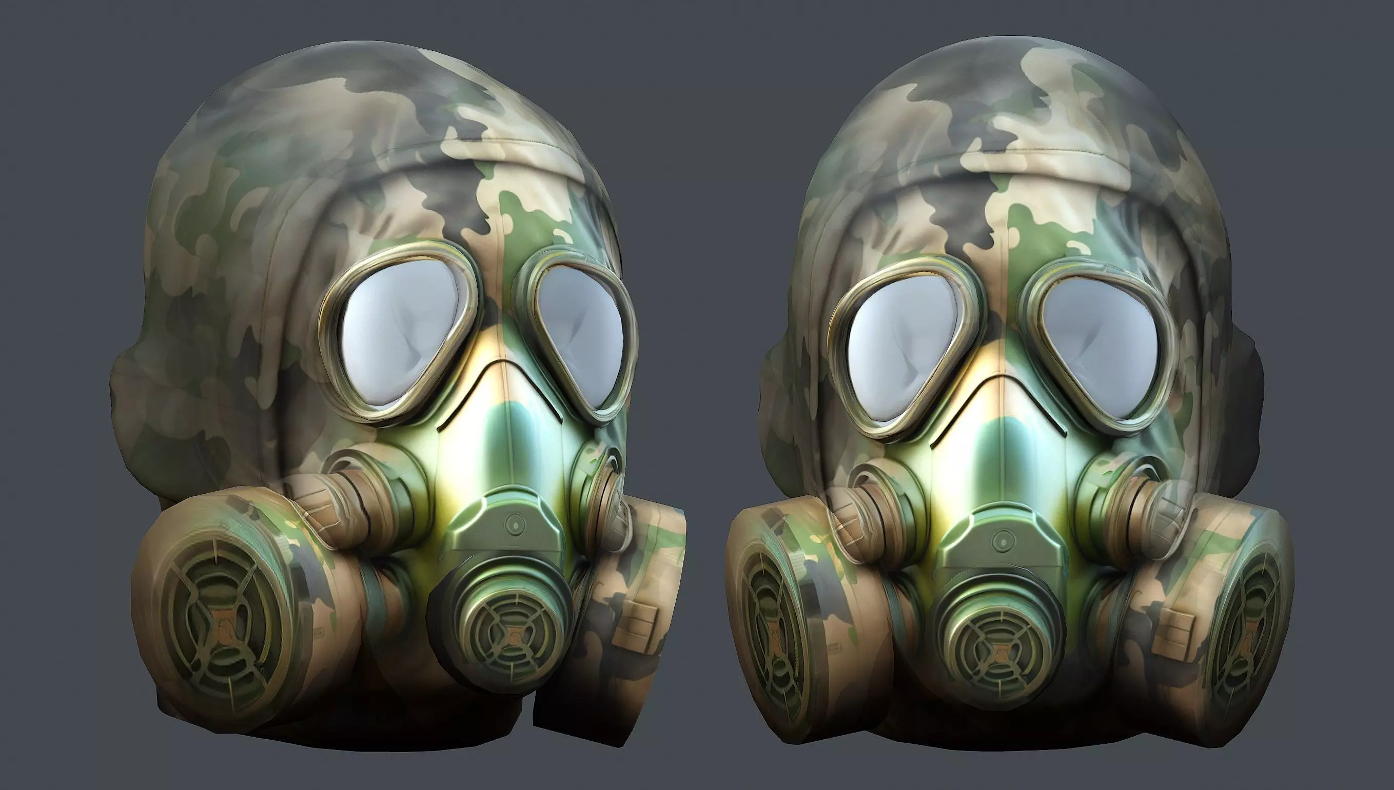 Helmet 3d model military combat Military Low-poly Low-poly 3D model_0