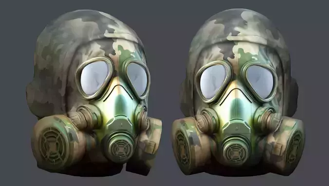 Helmet 3d model military combat Military Low-poly