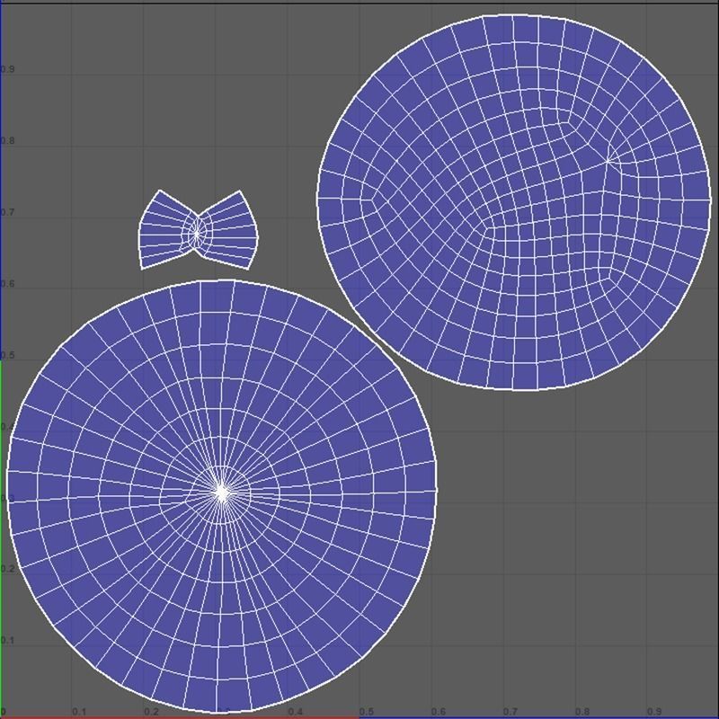 Squash Acorn Low-poly 3D model_4