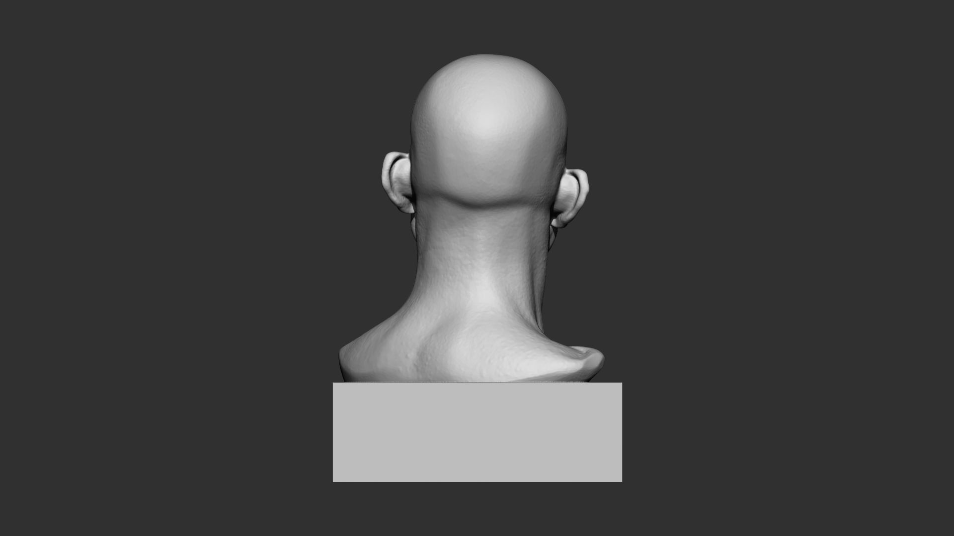 Man face 3dprint 3D model_2