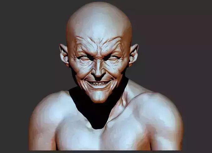 Oldman 3dprint  3D model