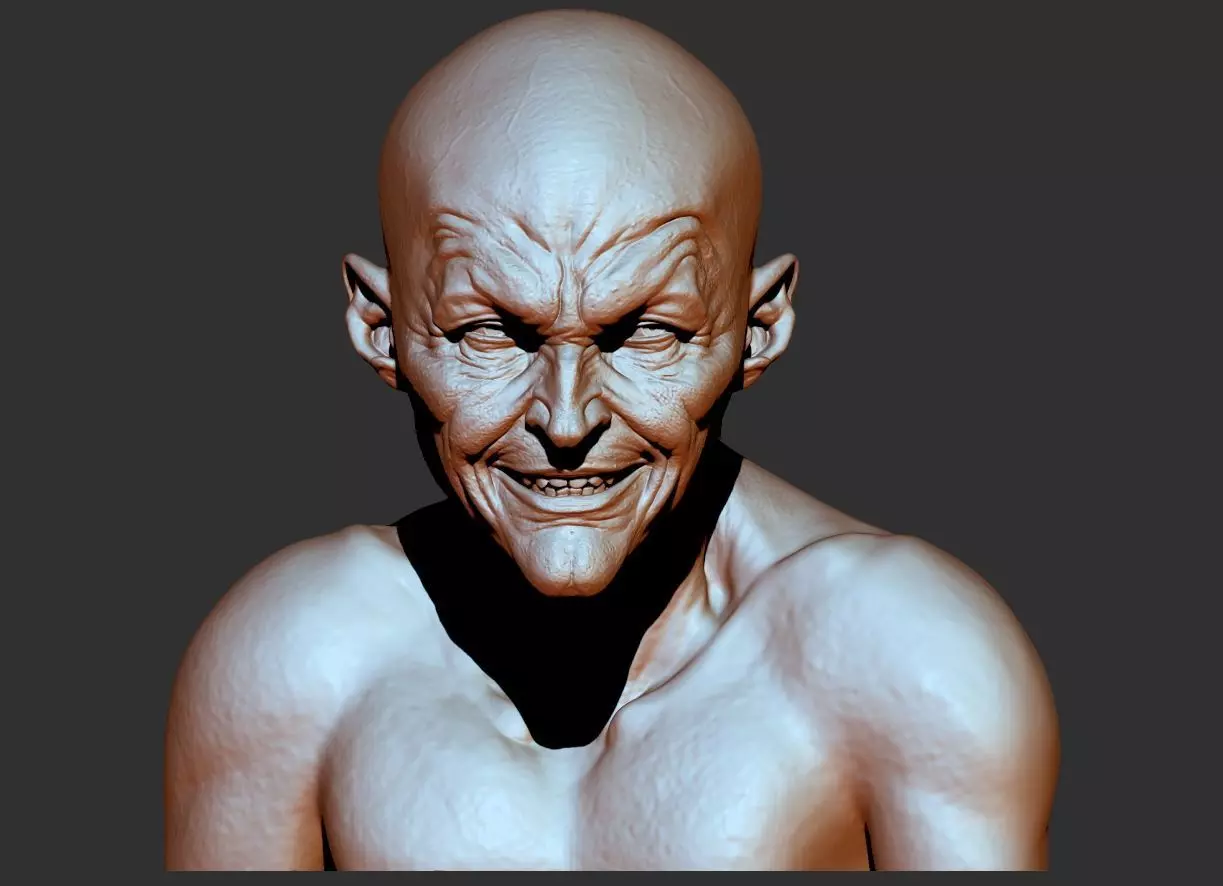 Oldman 3dprint  3D model_0