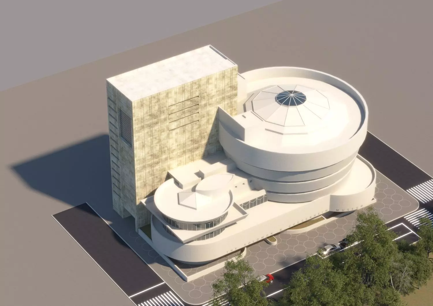 Guggenheim Museum 3D model 3D model_0