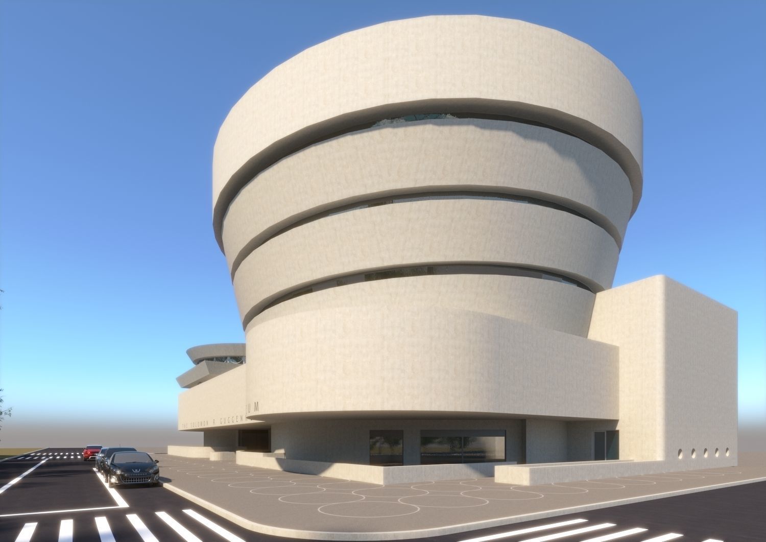 Guggenheim Museum 3D model 3D model_6