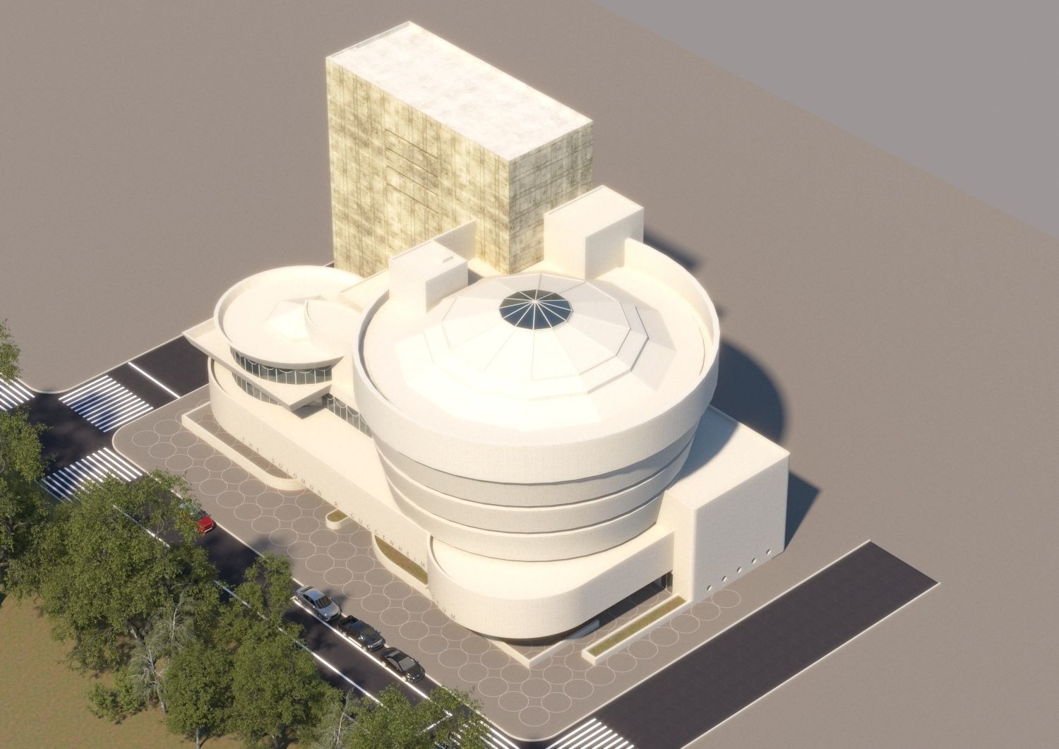 Guggenheim Museum 3D model 3D model_1