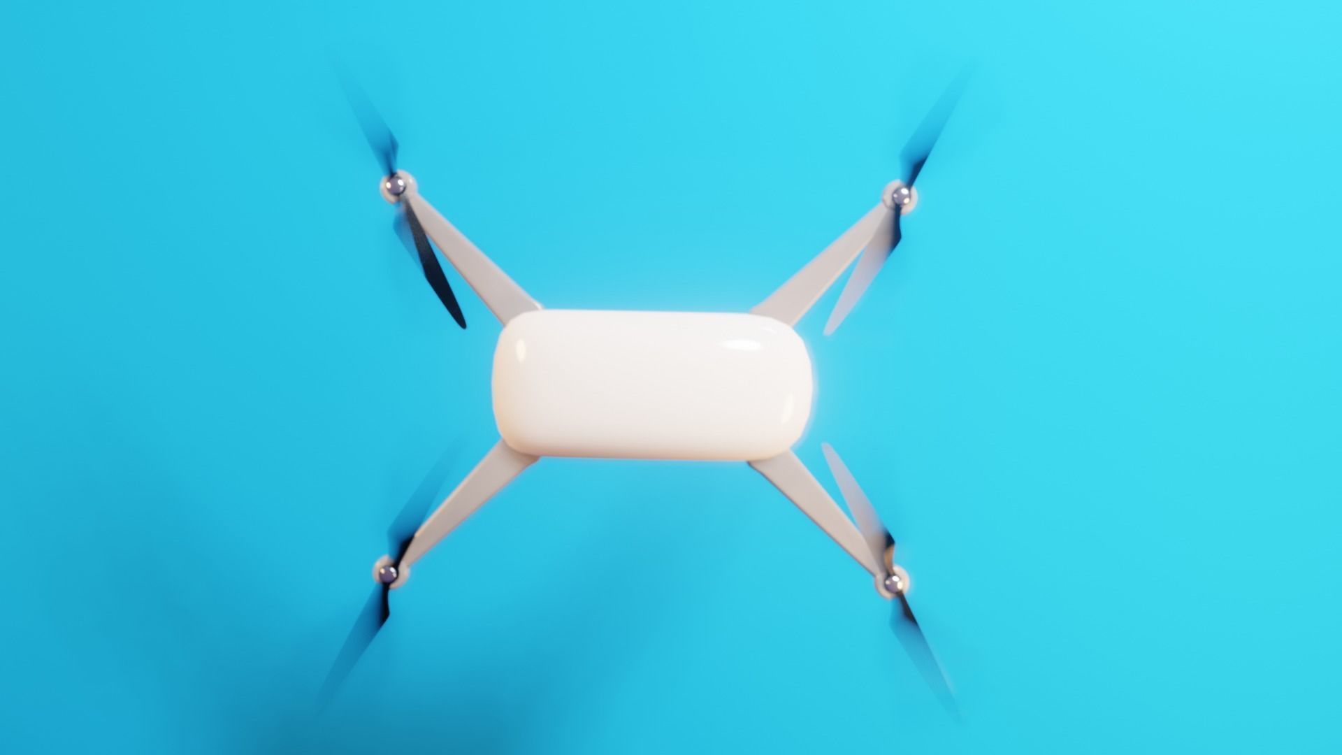 Dron Animation FREE Free 3D model_2